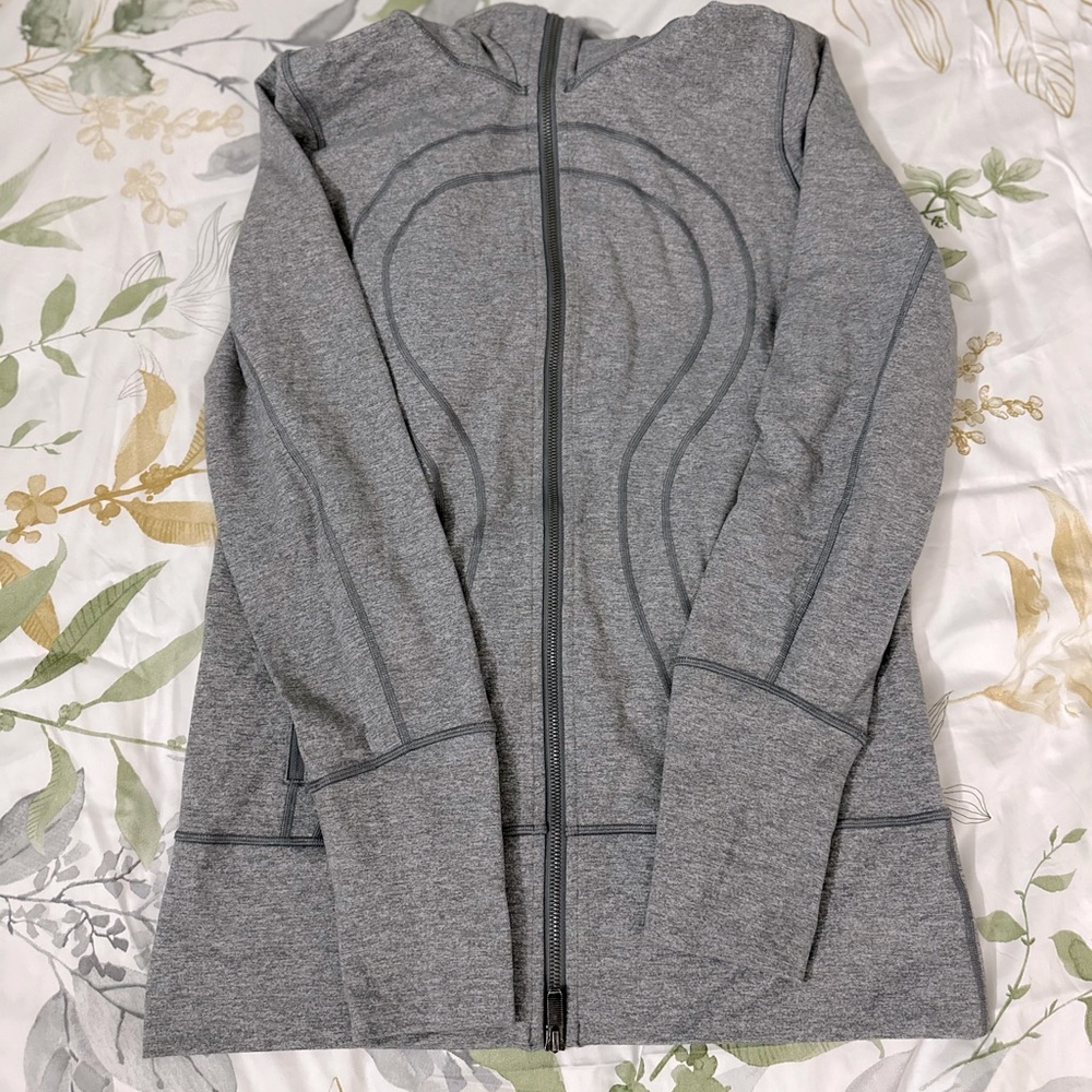 Lululemon long stride hoodie jacket. Size 10